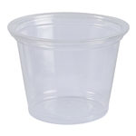 1oz Plastic Portion Cups Clear Empress 2500/cs