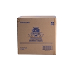 10.25 inch White/Red Stripe Jumbo Straw, Empress, Paper Wrapped 2000/cs