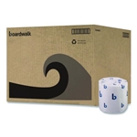 4x3 BOARDWALK 2-Ply Toilet Tissue, Standard, Septic Safe, White, 500 Sheets/Roll, 96/cs