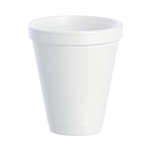 12oz 12J16 DART Foam Drink Cups, White, 1,000/cs