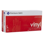 Large Vinyl Powder Free Glove, Clear, Prime Source 1000/cs