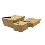 #3 Kraft Folded Takeout Box 7.75x5.5x2.5 Empress 200/cs