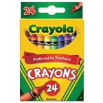 Crayola Classic Color Crayons, Peggable Retail Pack, 24 Colors Non-washable