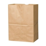 #57 1/8 Duroscot Paper Shorty Bag 10.25x6.75x14.5 Kraft 1/BL/500