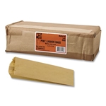 3.75x2.25x11.25 Grocery Pint-Sized Paper Bags for Liquor Takeout, Pint Size, Natural, 500/Bundle