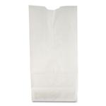 #2 Grocery Paper Bag 4.31x2.44x7.88 White 500/Bundle