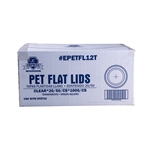 9oz Squat & 12oz Tall PET Cup Empress Flat Straw Slot Lids 1000/cs