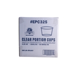 3.25 oz Plastic Portion Cups Clear 2500/cs