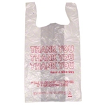11x6.5x20.5 IBS T-Sack 1/6 BL White 12 mic Thank You Print 1M