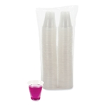 3oz Boardwalk Translucent Plastic Cold Cups, Polypropylene, 125/pk
