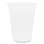 16oz Karat PET Plastic Cups, Clear, 1,000/ct