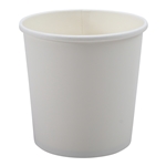 16oz Empress Paper Food / Soup Container Bulk White 500 / cs