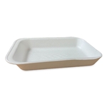 #2D 8.56x6.1x1.2 Meat Trays, GEN, White, 500/cs