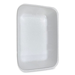 12x8.7x2.45 GEN Meat Trays, #20K, White, 125/ct