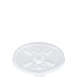 16oz Lift-N-Lock Straw Slot Lid, Translucent, 1000/cs