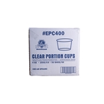 4oz Empress Plastic Portion Cup Clear 2500/cs