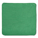 RubbmdComm Microfiber Cleaning Cloths, 16 X 16, Green, 24/pack