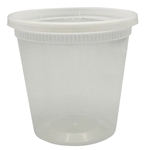 24oz Deli Soup Cup with Lids, 240/cs