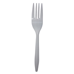 Medium Weight Empress Fork Polypro White Dense Pack 1000/cs