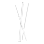 7.75 inch Paper Wrapped Jumbo Straw, Translucent, 500/box, 2000/cs