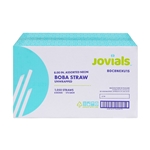 8" Unwrapped Boba Diagonal Cut Straw, Neon, Jovials, 1050/CS