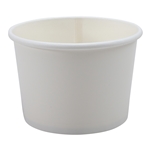 12oz Paper Food/Soup Container White Empress 500/cs