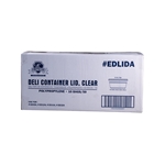 8-32oz Deli Container Lid for deli Containers, Empress, Clear, 500/cs