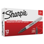 Sharpie Fine Tip Permanent Marker, Fine Bullet Tip, Black, 1 Dozen
