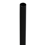5.25 inch Empress Cocktail Straw / Stirrer Unwrapped Black Boxed 10 / 1000 cs