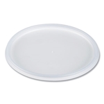 24-32oz Dart Plastic Lids for Foam Containers, Flat, Vented, Translucent, 500/cs