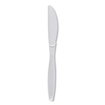 Boardwalk Heavyweight Polypropylene Cutlery, Knife, White, 1000/cs