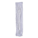 Mediumweight Boardwalk Wrapped Polypropylene Cutlery, Fork, White, 1000/cs