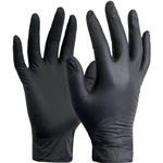 Medium Nitrile Gloves, Black, Powder Free, Prime Source, 1000/cs
