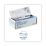 Boardwalk Standard Aluminum Foil Pop-Up Sheets, 63 Gauge, 9x10.75, 500 Sheets per Box, 1 PK