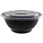 36oz Round Bowls with Lids, 150/cs