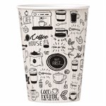 12oz Empress Paper Hot Cup Stock Good Day Print 1000/cs