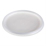 12-60 Plastic Vented Lids for Foam Cups, Bowls & Containers, Translucent, 1000/Case