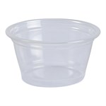 Empress Plastic Portion Cup .75oz Clear 2500 / cs