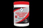 CFS Brands Wipes Plus Food Contact Sanitizer Wipe 100 ct Canisters 12 / cs