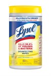 Reckitt Benckiser Lysol Disinfecting Wipes 80 Count  Lemon & Lime Blossom 6 / cs