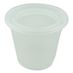 Newspring DELItainer Microwavable Container, 32 oz, 5.6 x 5.6 x 4.9, Clear, Plastic, 200/Carton