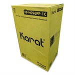 Polypropylene Plastic Hinged Container, 6 x 9 x 2.97, Clear, Plastic, 125/Pack, 2 Packs/Carton