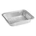 Prime Source Aluminum Half Size Medium Depth Steam Table Pan, Silver , 1/CS/100