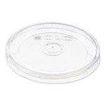 Polypropylene Vented Food Container Lids, For 6 oz to 8 oz Food Containers, Clear, Plastic, 1,000/Carton