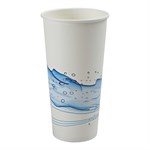 Empress Paper Cold Cup 22 oz , "Cool Wave" Stock Print 20 / 50 cs