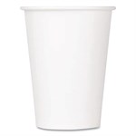 Double Poly Paper Cold Cups, 12 oz, White, 1,000/Carton