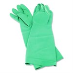 Nitrile Dishwashing Gloves, 21" Long, Medium, Green, Pair