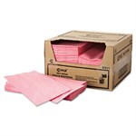 Wet Wipes, 11.5 x 24, White/Pink, 200/Carton