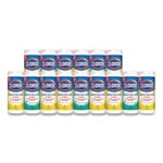 Disinfecting Wipes, 1-Ply, 7 x 8, Fresh Scent/Citrus Blend, 35/Canister, 3/Pack, 5 Packs/Carton