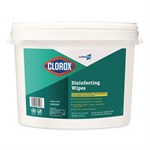 Disinfecting Wipes, 1-Ply, 7 x 8, Fresh Scent, White, 700/Bucket